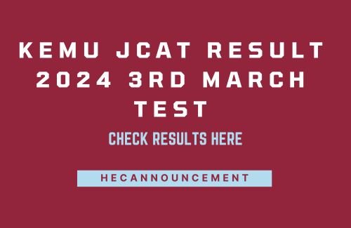 kEMU JCAT result 2024