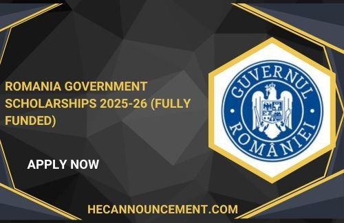 ROmania government scholarship 2025-26