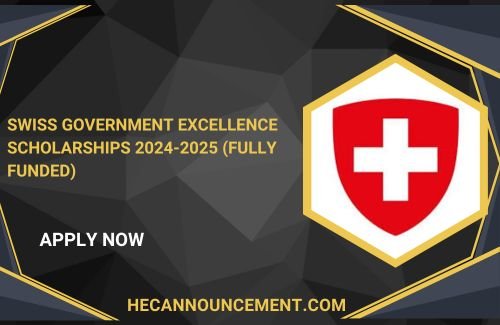 swiss governmen excellence scholarship 2024 25