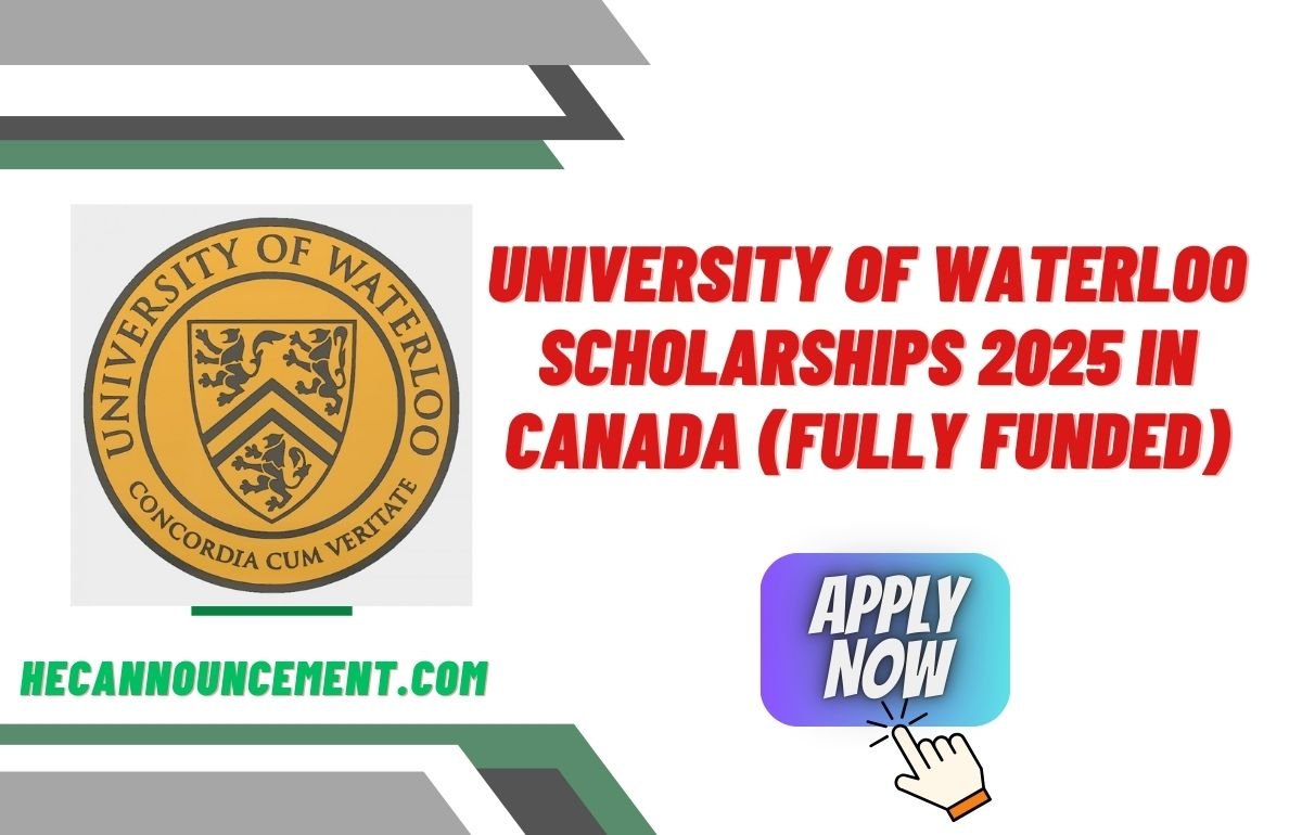 University of Waterloo Scholarships 2025 in Canada (Fully Funded)